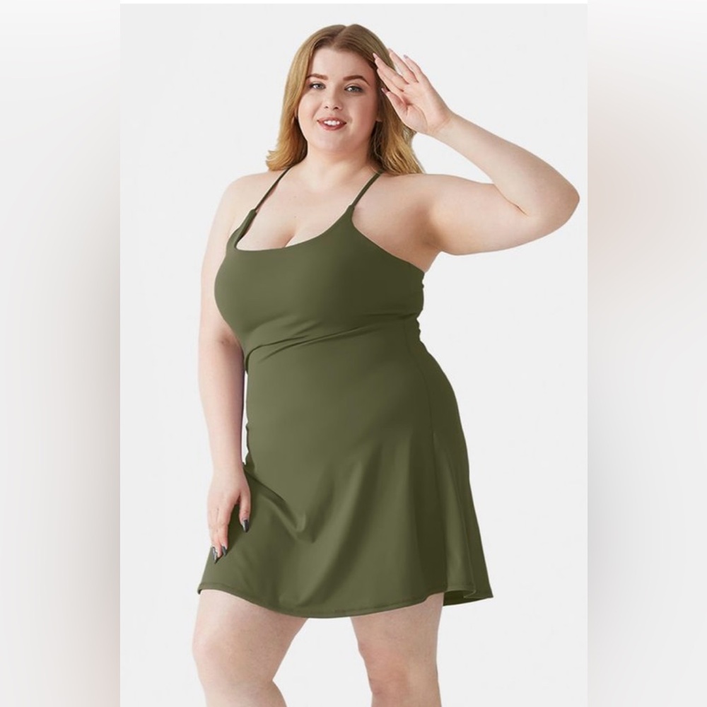 Halara Softlyzero Plus Backless 2-In-1 Easy Peezy… - image 3